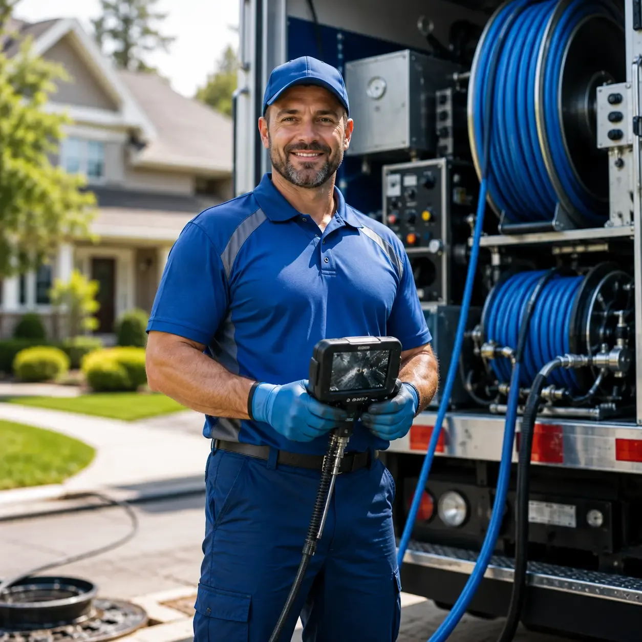 Local outdoor drain cleaning specialists in Lizella, GA